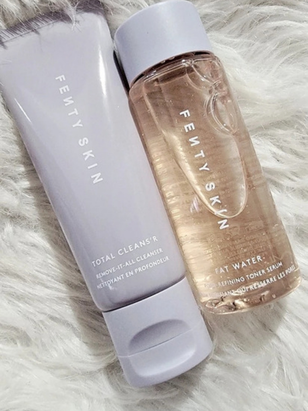 New Fenty Skin Total Cleans'r & Fat Water Mini Duo Skincare Set- Retails $29